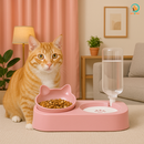 Comedouro com Bebedouro para Gato