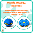 Bola Disco Voador 2 em 1 para Pets